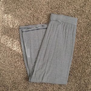 Old Navy Black & White striped Maxi Skirt